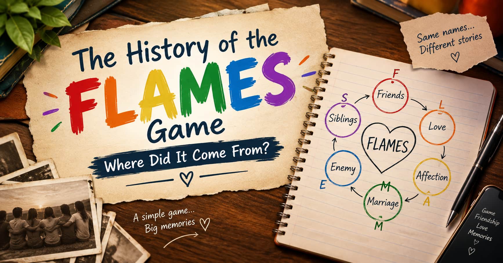 The History of the FLAMES Game — Where Did It Come From?